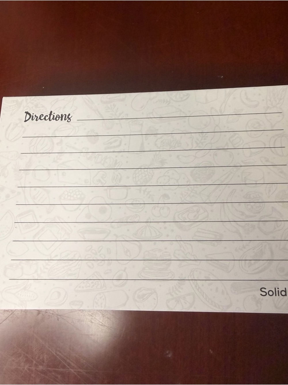 Recipe Card Set with Category Dividers - Soups, Salads, Entrees, Desserts 5x7 - Picture 4 of 4
